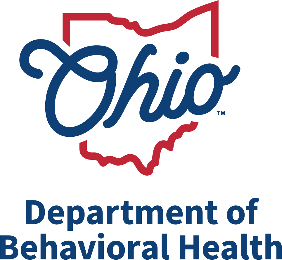Ohio Department of Behavioral Health 'Heart of it All' logo.